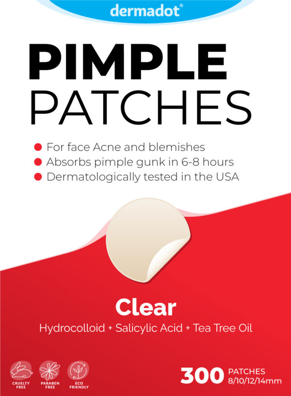 Hydrocolloid Pimple Patches (300-pack)